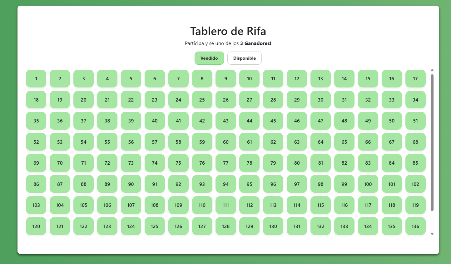 Plataforma de Sorteos Online